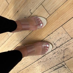 Schutz leather sandal